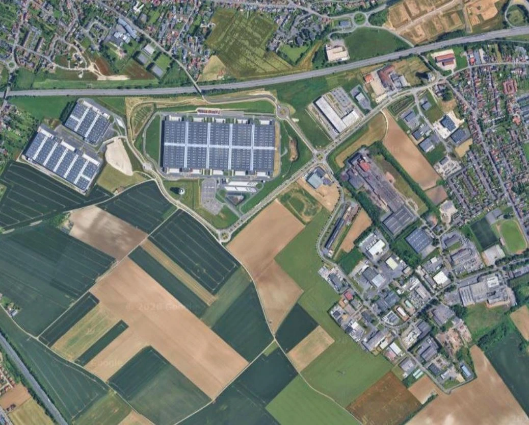 Vue aérienne du Parc de l'Alouette à Liévin