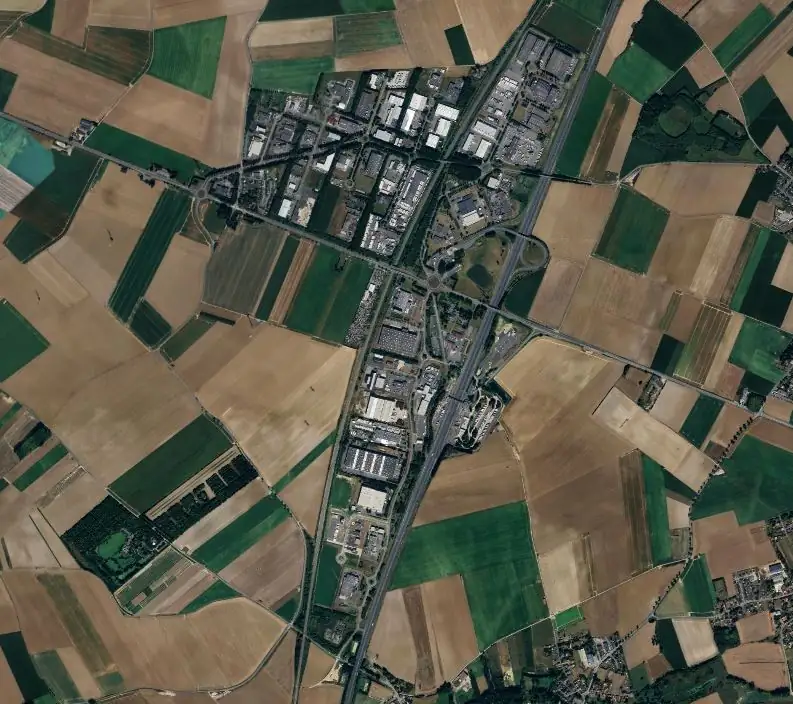 Vue aérienne d'Artoipôle à Monchy-le-Preux