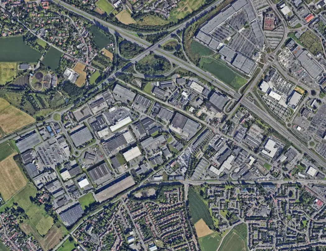 Vue aérienne du CIT Roncq - Centre International de Transport