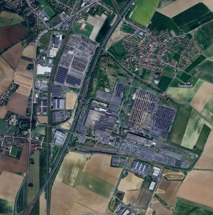 Vue aérienne du Parc d'activités Jean Monnet