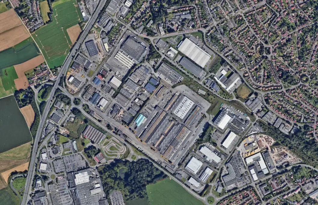 Vue aérienne du MIN de Lomme - Marché d'Intérêt National