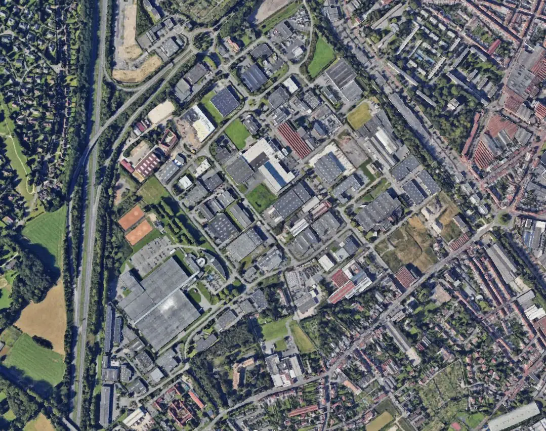 Vue aérienne du Parc Ravennes-les-Francs à Bondues