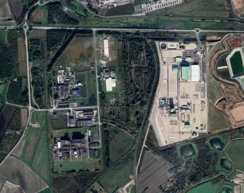 Vue aérienne du Site Industriel Leurette à Gravelines